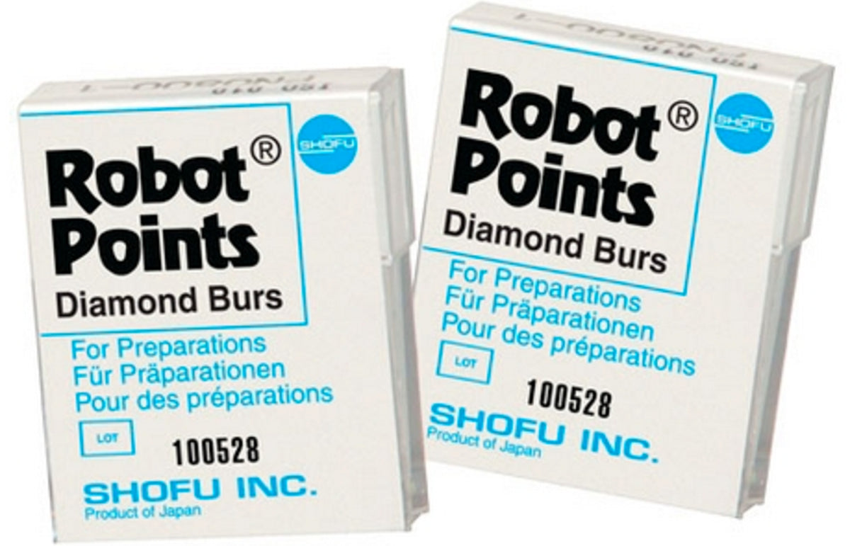 Shofu Dental 876X-1 Robot Points FG Friction Grip #876 Round Coarse Grit Diamond Bur Shofu Dental 876X-1 Robot Points FG Friction Grip #876 Round Coarse Grit Diamond Bur